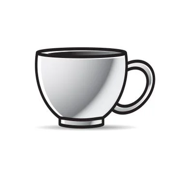 Silver cup Stock Illustration