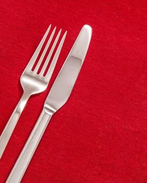 Silver cutlery 스톡 사진