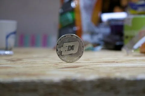 Silver Dash Coin Stock Photos
