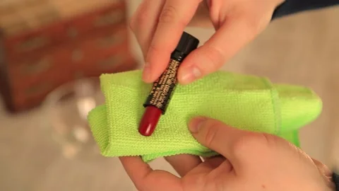 SILVER DECORATION CLEANING 2 Stock Footage 155071014