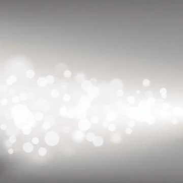Silver Defocused Lights Illustrazione stock