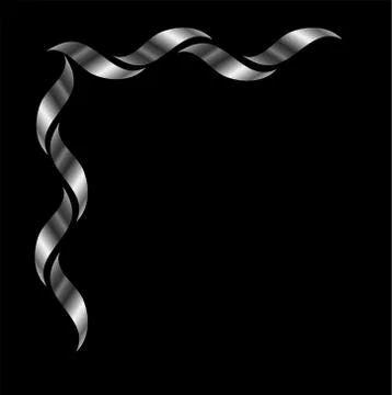 Silver design element Stock Illustration