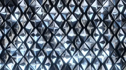 Silver Diamond Pattern Design Stock Footage 279581796