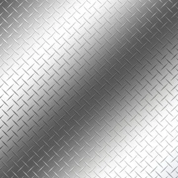 Silver Diamond Plate Metallic Surface Glossy Texture Graphic Background Stock Illustration