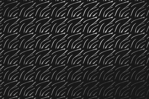 Silver digital texture pattern isolated on black, creative abstract background Stock Illustration
