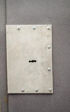 Silver Door Lock Stock Photos