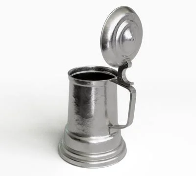 Silver Drinking Tankard Stock Illustration