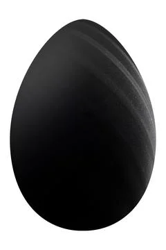 Silver Easter Egg, Silver luxury Egg, Black and Silver Stock Illustration