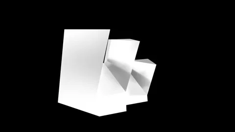 Silver Effie Statuette 3D Animation Stock Footage 245982232