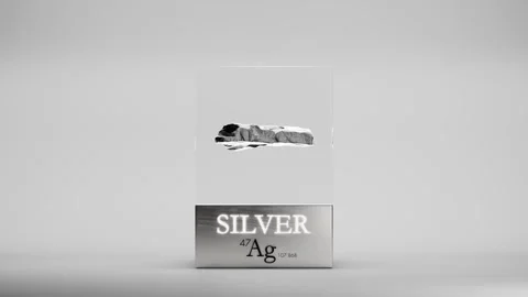 Silver - Element Information Stock Footage 294278215