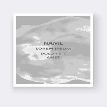 Silver explosion liquid paint shape artistic covers design. Deco Stock Illustration