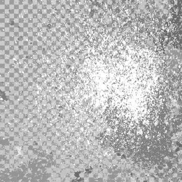 Silver explosion of paint splatter. Isolated on transparent gray background. 스톡 일러스트