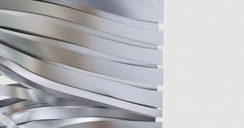 Silver Fabric Transitions Animation 動画素材 233984997