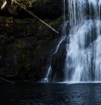 Silver Falls State Park Waterfall in Oregon, USA Stock Photos