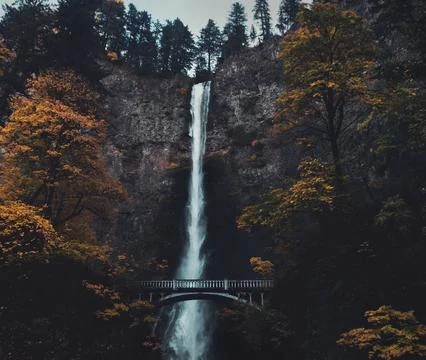 Silver Falls State Park Waterfall in Oregon, USA Stock Photos