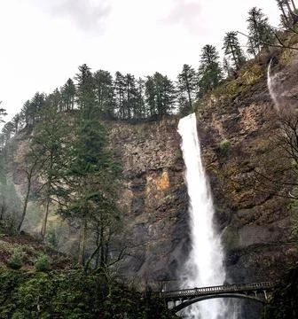 Silver Falls State Park Waterfall in Oregon, USA Stock Photos