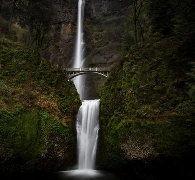 Silver Falls State Park Waterfall in Oregon, USA Stock Photos