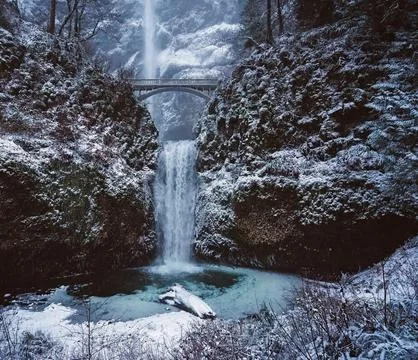 Silver Falls State Park Waterfall in Oregon, USA Stock Photos
