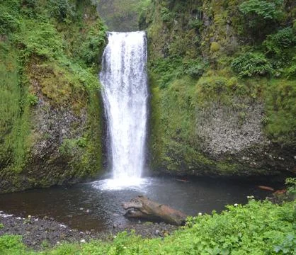 Silver Falls State Park Waterfall in Oregon, USA Stock Photos