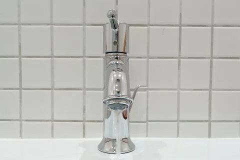 Silver faucet 写真素材