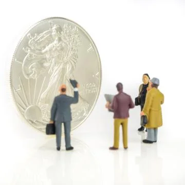 Silver fever Stock Photos
