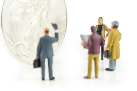 Silver fever Stock Photos