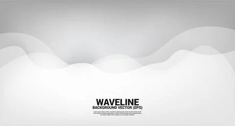 Silver fluid curve shape background. Concept design for flowing futuristic an 스톡 일러스트