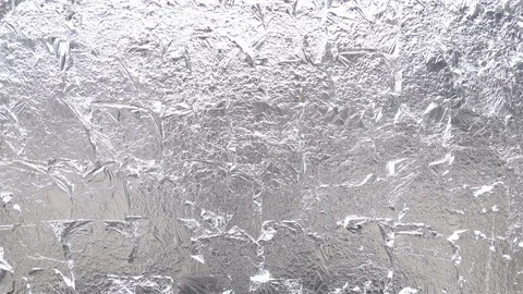 Silver foil background texture Stock Footage 118534971