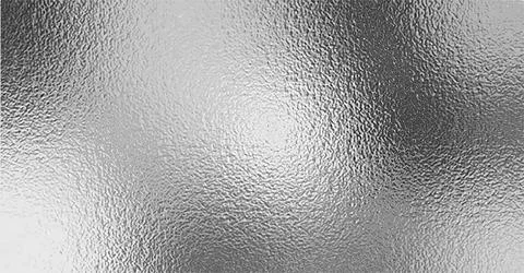 Silver foil effect bg with glossy metallic texture Stock Illustration