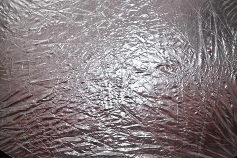 Silver foil shiny metallic texture background wrapping paper for Christmas an Stock Photos