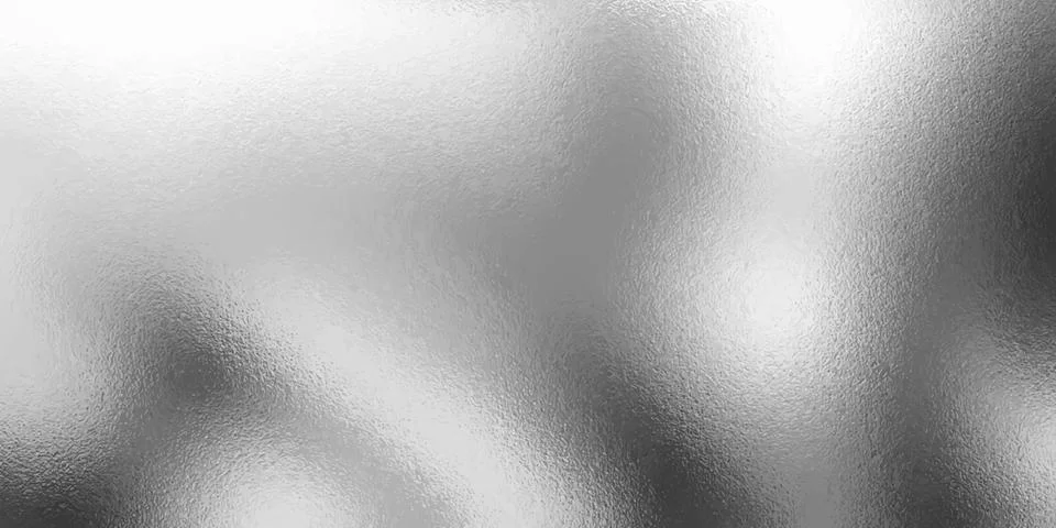 Silver foil texture background. Chrome effect Stock Illustration