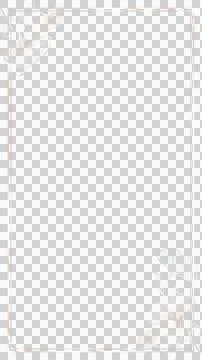 Silver frame featuring double-line border and ginkgo clusters on transparent Stock Illustration