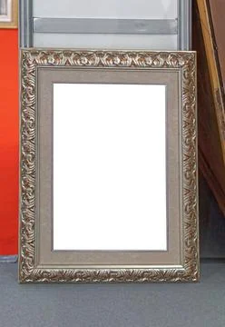 Silver frame floor Stock Photos