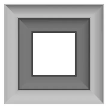 Silver Frame Stock Illustration