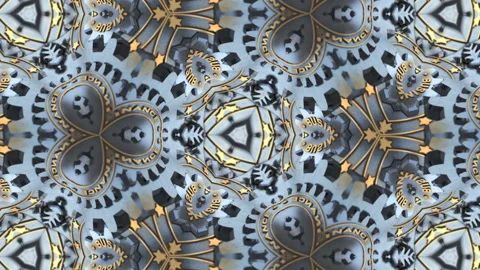 Silver Gears Abstract Backgrounds in a 3D animation Stock Footage 235703233