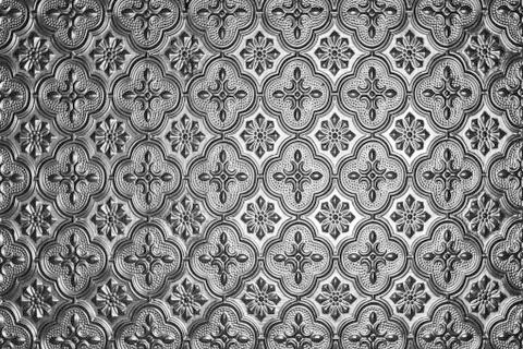 Silver glass pattern Foto stock