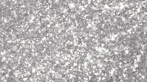 Silver glitter background loop Stock Footage 256257325