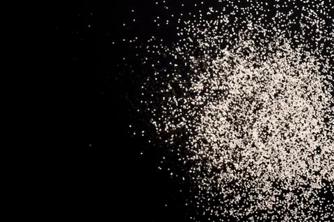 Silver glitter background Stock Photos