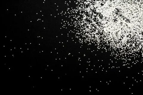 Silver glitter background Stock Photos