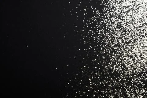 Silver glitter background Stock Photos