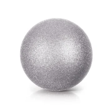 Silver Glitter ball Stock Photos