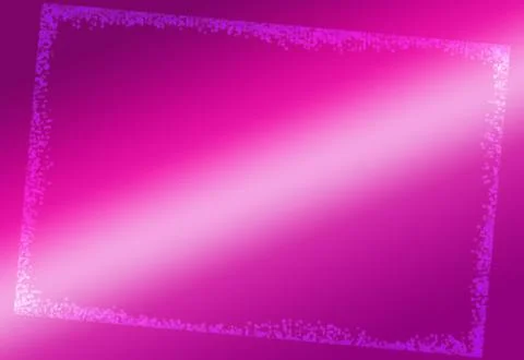 Silver Glitter Bokeh Frame With Cool Purple Gradient Background Stock Illustration