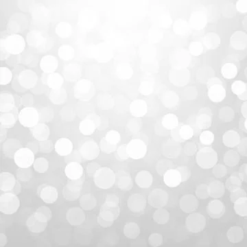 Silver Glitter Bokeh Stock Illustration