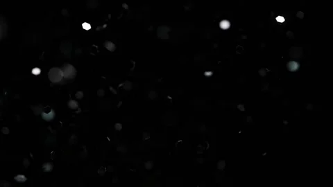 Silver glitter flying after being exploded. Stock Footage 257464948