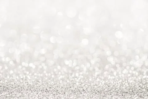 Silver glitter light Stockfoto's
