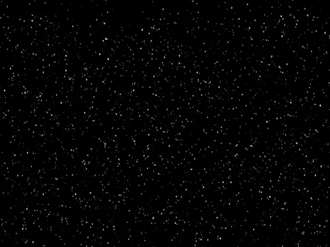 Silver glitter particles 4K onblack Stock Footage