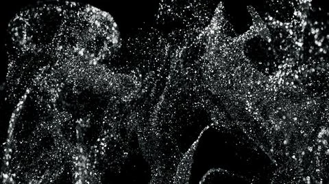 Silver Glitter Particles background Stock Illustration