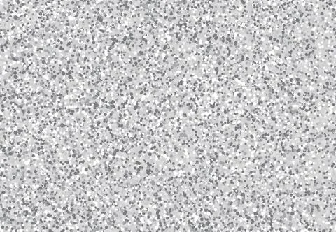 Silver glitter seamless pattern, background texture Stock Illustration