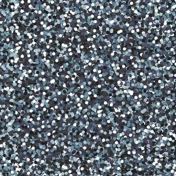 Silver glitter seamless pattern, Shiny party background with Silver shimmer Stock Illustration