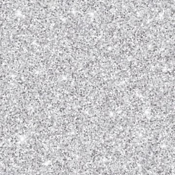 Silver glitter seamless pattern, vector texture Stock Illustration